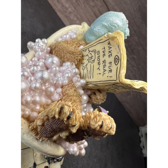 Vtg Boyds Bears Resin Figurine 2003 Bubbles Bearsall… It’s good to be Retired - Picture 8 of 16